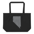 Nevada Large Organic Tote Bag Silver State State Pride Reusable Shopping Bag