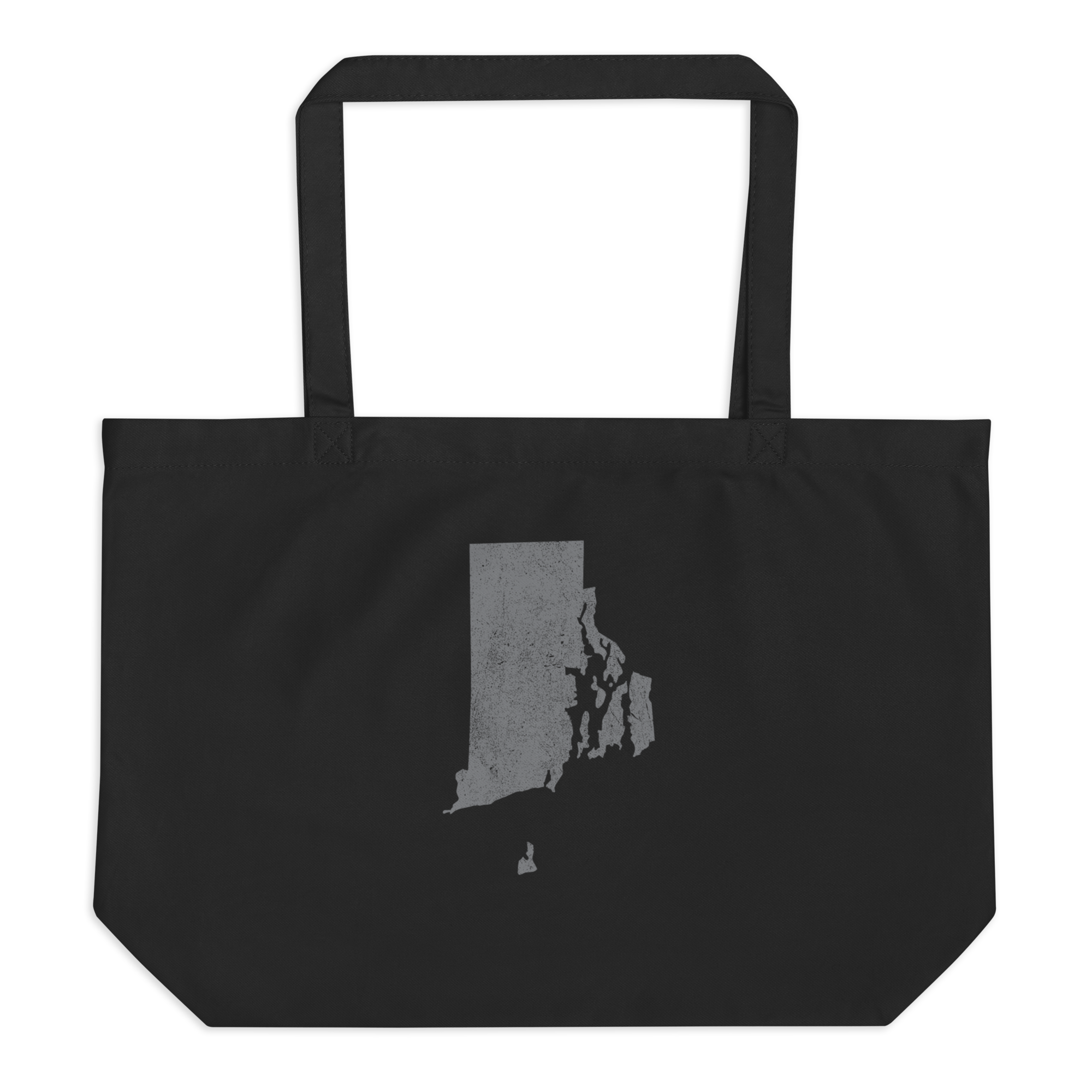 Rhode Island Large Organic Tote Bag Ocean State State Pride Reusable Shopping Bag