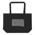 South Dakota Large Organic Tote Bag Mount Rushmore State State Pride Reusable Shopping Bag
