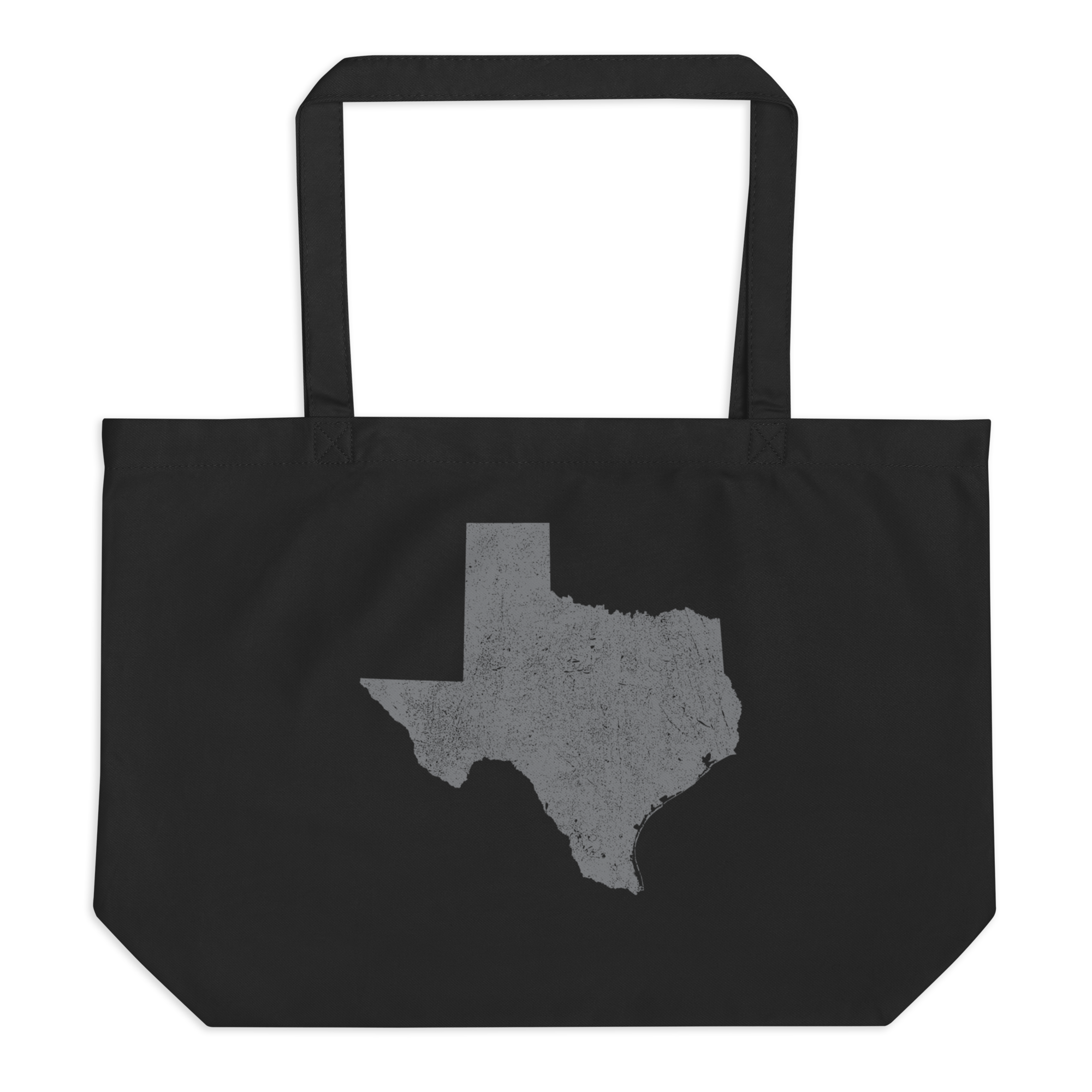 Texas Large Organic Tote Bag Lone Star State State Pride Reusable Shopping Bag