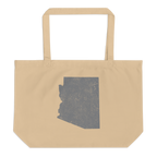 Arizona Large Organic Tote Bag Grand Canyon State State Pride Reusable Shopping Bag