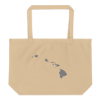 Hawaii Large Organic Tote Bag Aloha State State Pride Reusable Shopping Bag