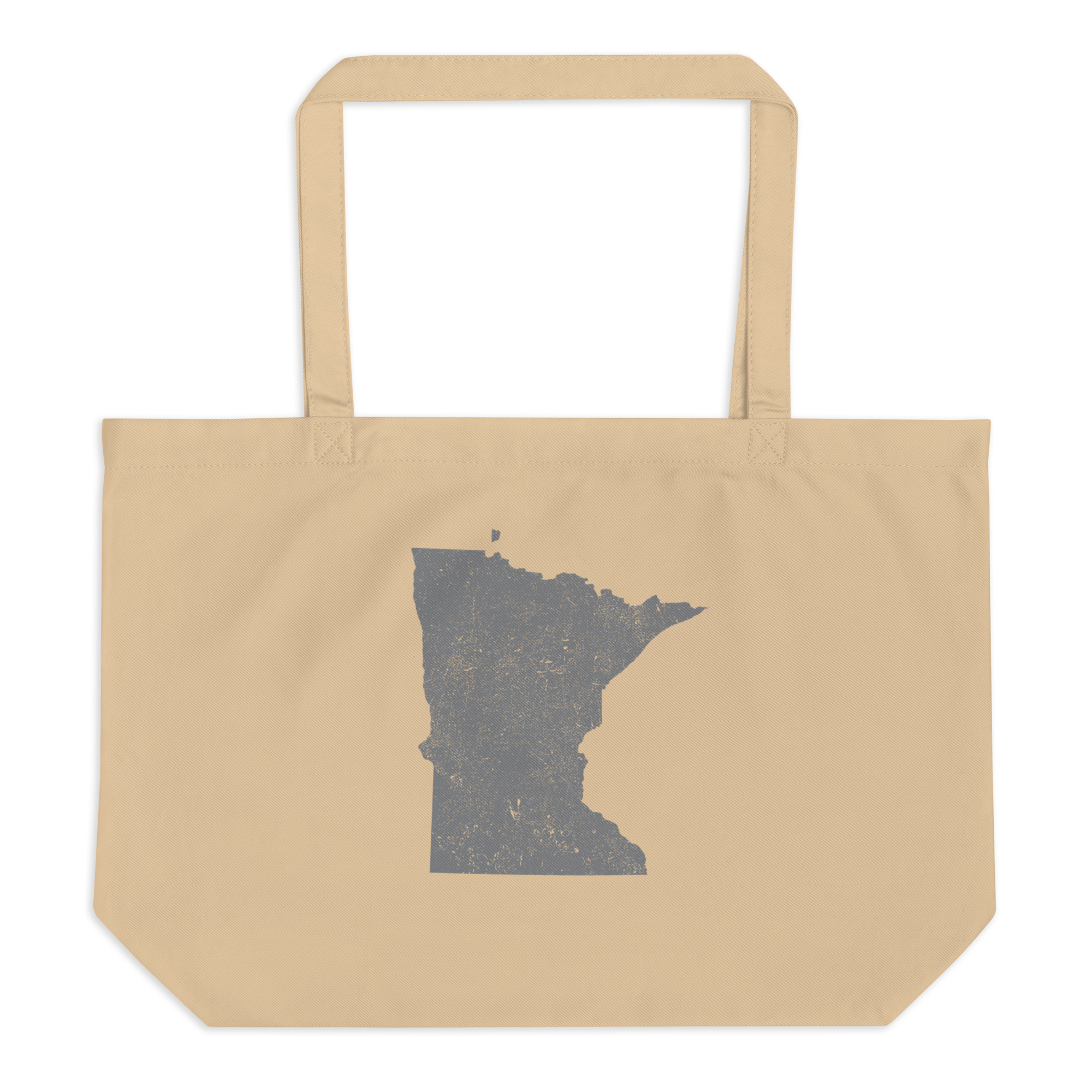 Minnesota Large Organic Tote Bag North Star State State Pride Reusable Shopping Bag