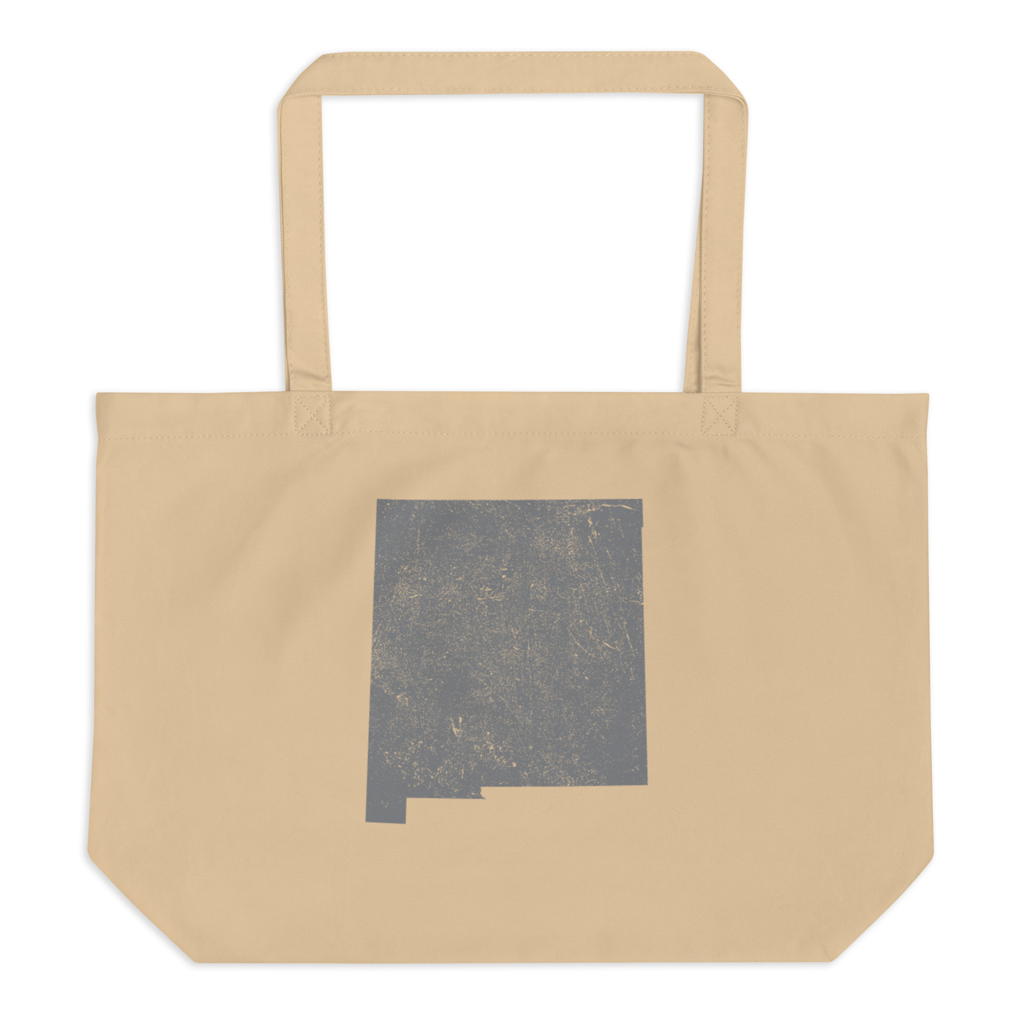 New Mexico Large Organic Tote Bag Land of Enchantment State Pride Reusable Shopping Bag