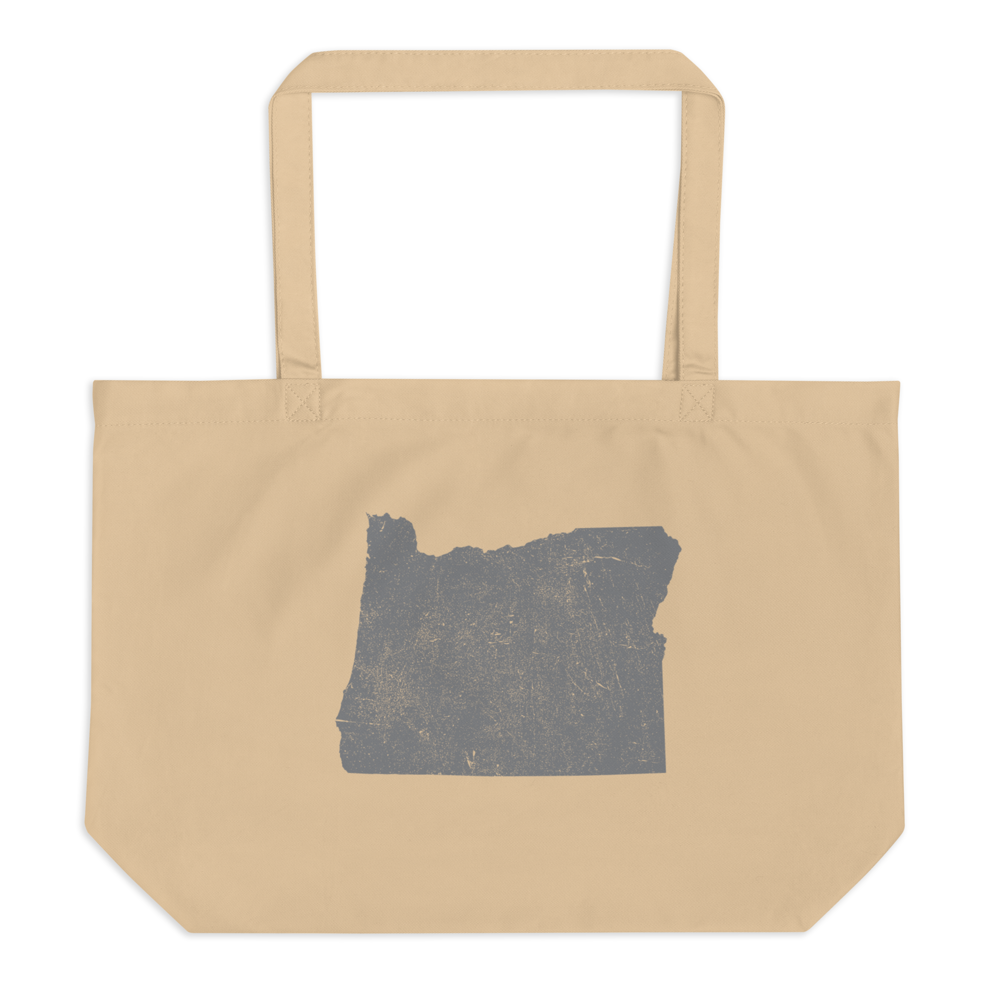 Oregon Large Organic Tote Bag Beaver State State Pride Reusable Shopping Bag
