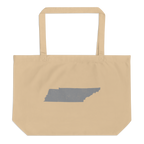 Tennessee Large Organic Tote Bag Volunteer State State Pride Reusable Shopping Bag