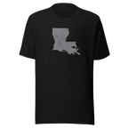 Louisiana State Distressed Design Unisex T-Shirt Bella Canvas Pelican State Tee