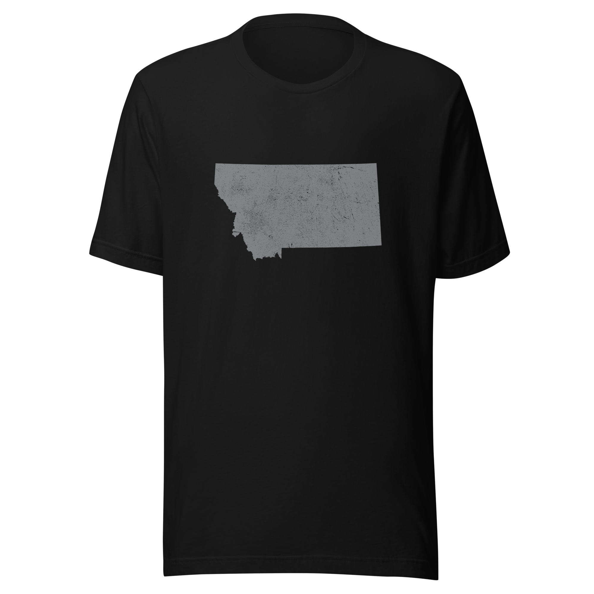Montana State Distressed Design Unisex T-Shirt Bella Canvas Treasure State Tee