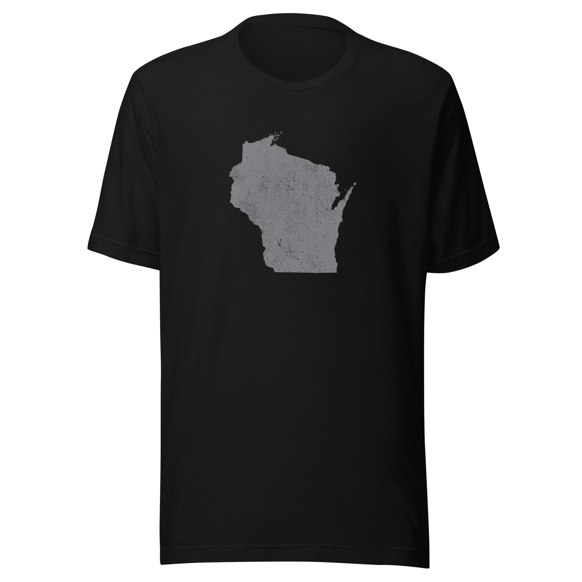 Wisconsin State Distressed Design Unisex T-Shirt Bella Canvas Badger State Tee