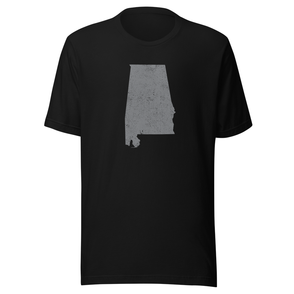 Alabama State Distressed Design Unisex T-Shirt Bella Canvas Heart of Dixie Tee