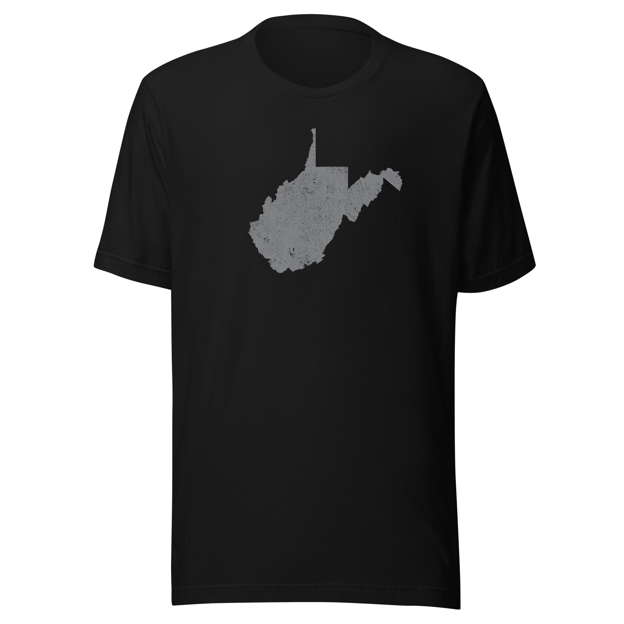 West Virginia State Distressed Design Unisex T-Shirt Bella Canvas Mountain State Tee