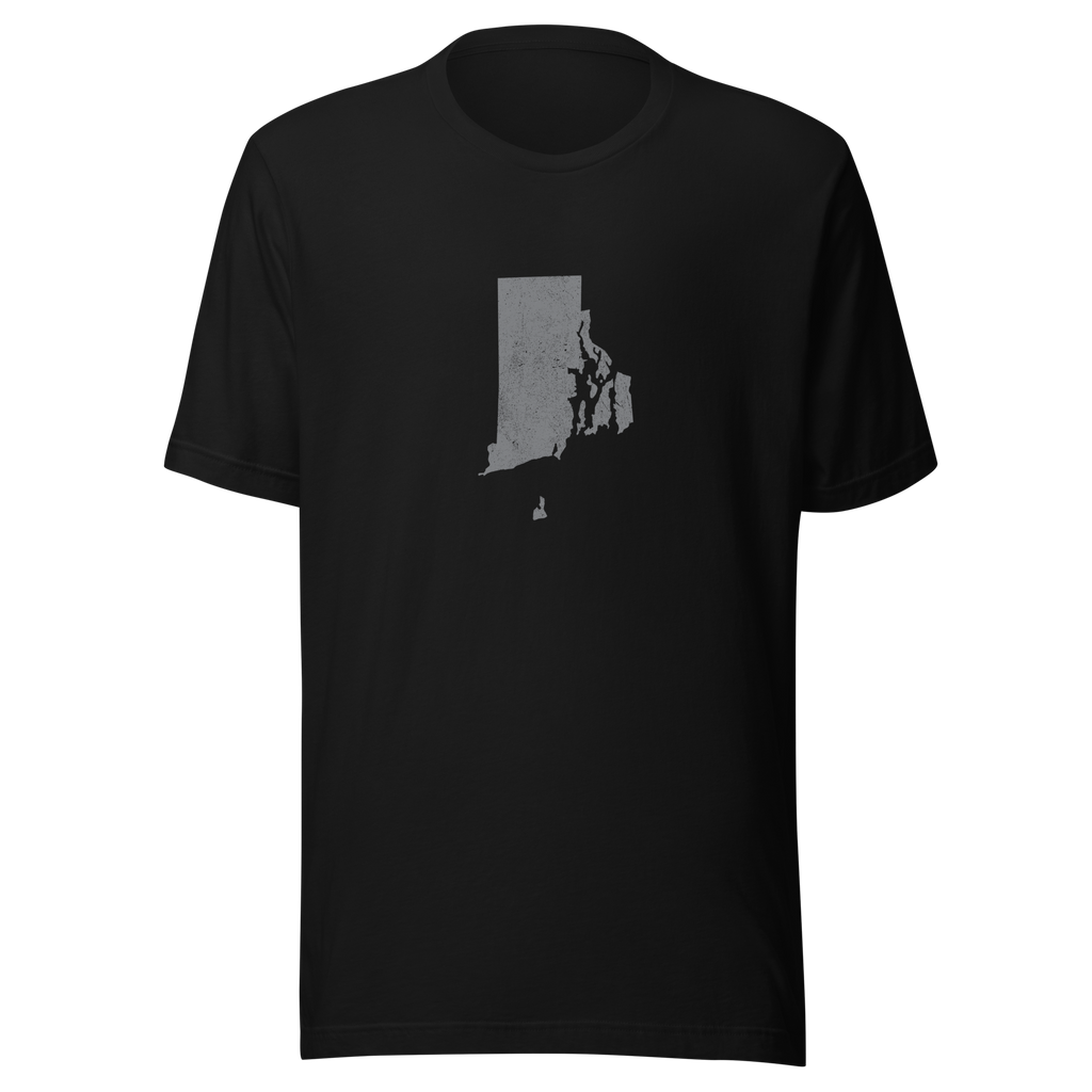 Rhode Island State Distressed Design Unisex T-Shirt Bella Canvas Ocean State Tee