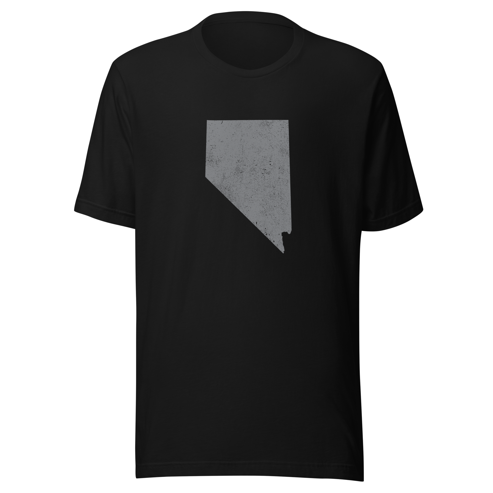 Nevada State Distressed Design Unisex T-Shirt Bella Canvas Silver State Tee