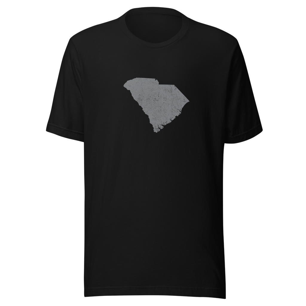 South Carolina State Distressed Design Unisex T-Shirt Bella Canvas Palmetto State Tee