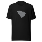 South Carolina State Distressed Design Unisex T-Shirt Bella Canvas Palmetto State Tee