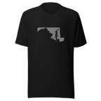 Maryland State Distressed Design Unisex T-Shirt Bella Canvas Old Line State Tee