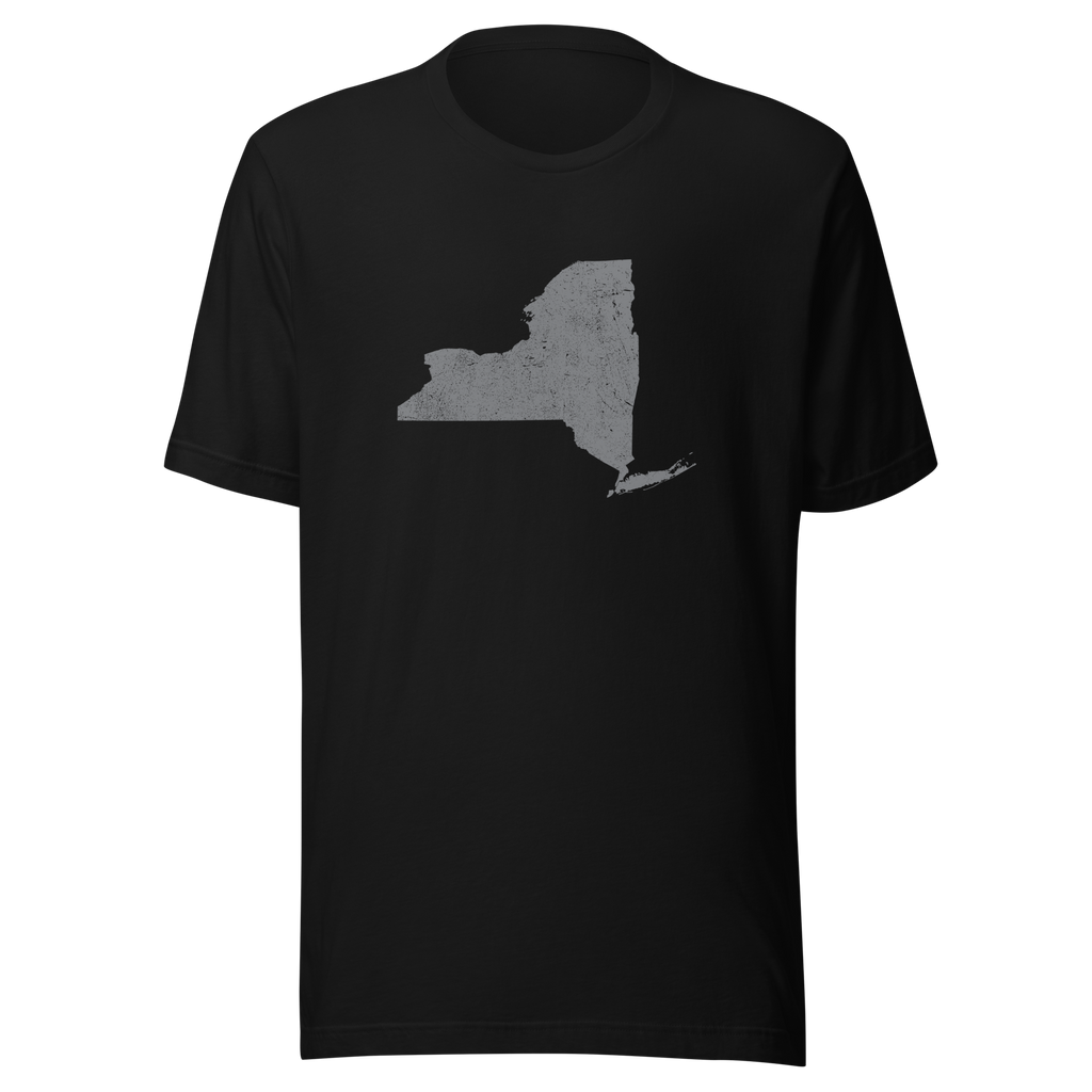 New York State Distressed Design Unisex T-Shirt Bella Canvas Empire State Tee