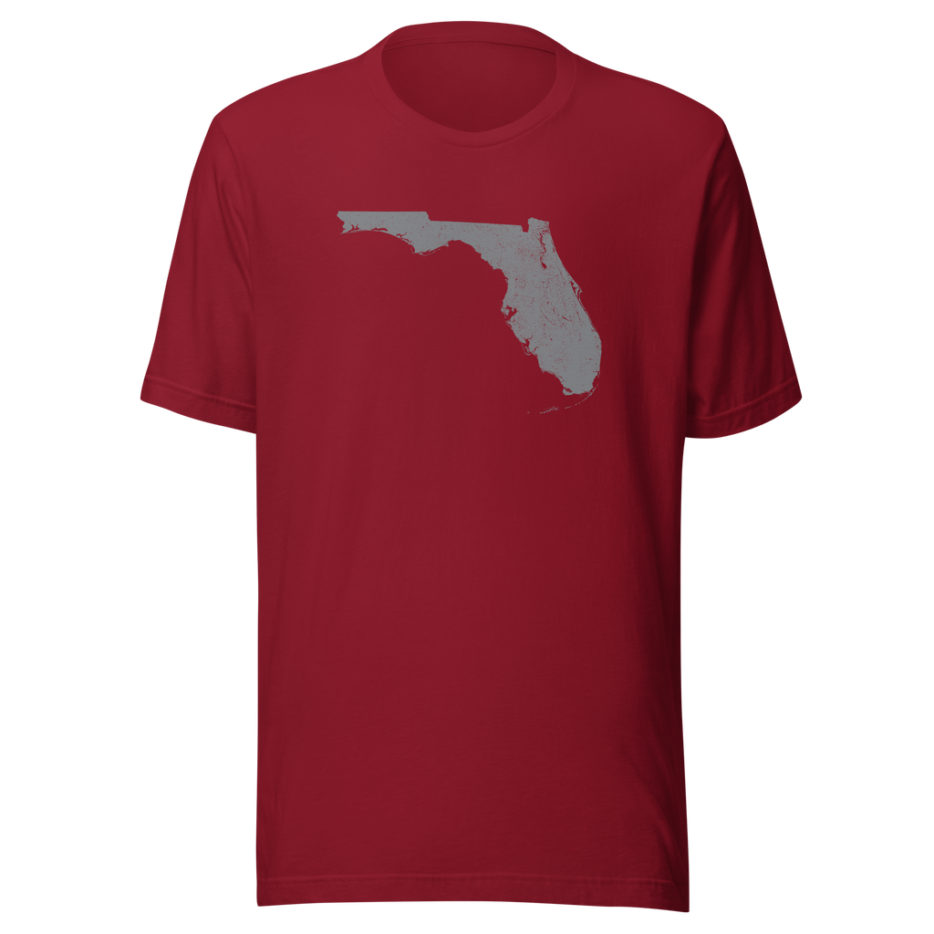 Florida State Distressed Design Unisex T-Shirt Bella Canvas Sunshine State Tee