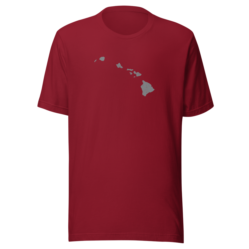 Hawaii State Distressed Design Unisex T-Shirt Bella Canvas Aloha State Tee