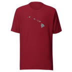 Hawaii State Distressed Design Unisex T-Shirt Bella Canvas Aloha State Tee