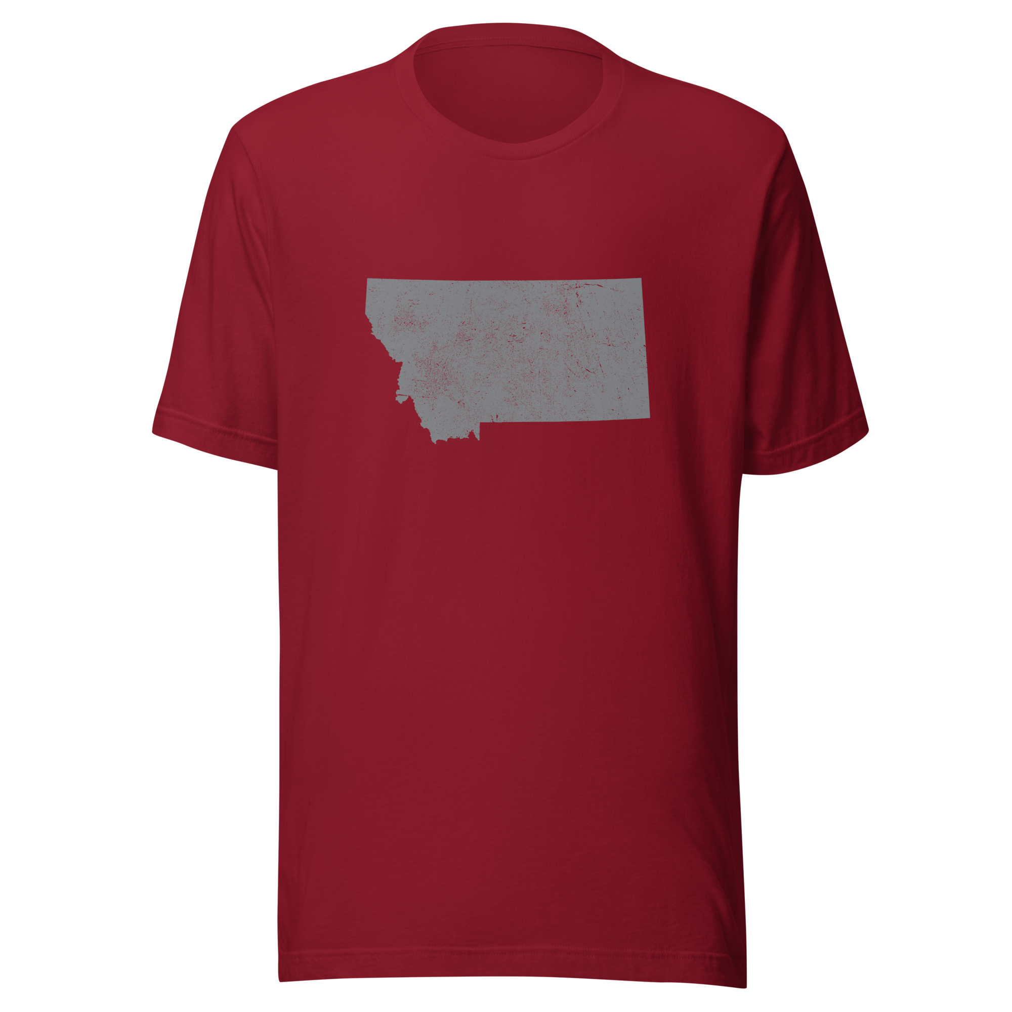 Montana State Distressed Design Unisex T-Shirt Bella Canvas Treasure State Tee