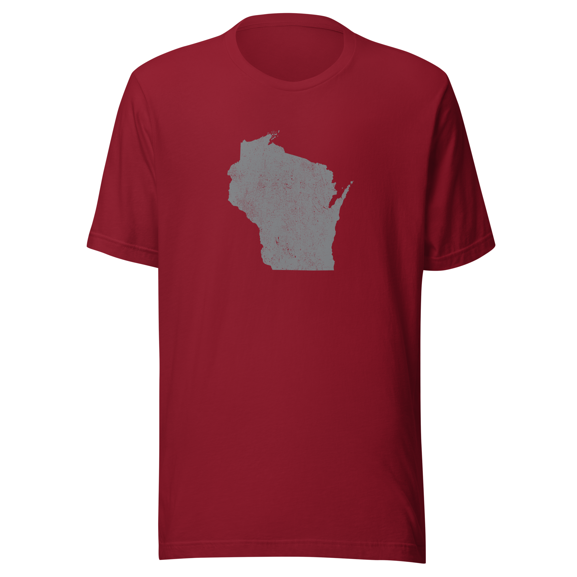 Wisconsin State Distressed Design Unisex T-Shirt Bella Canvas Badger State Tee