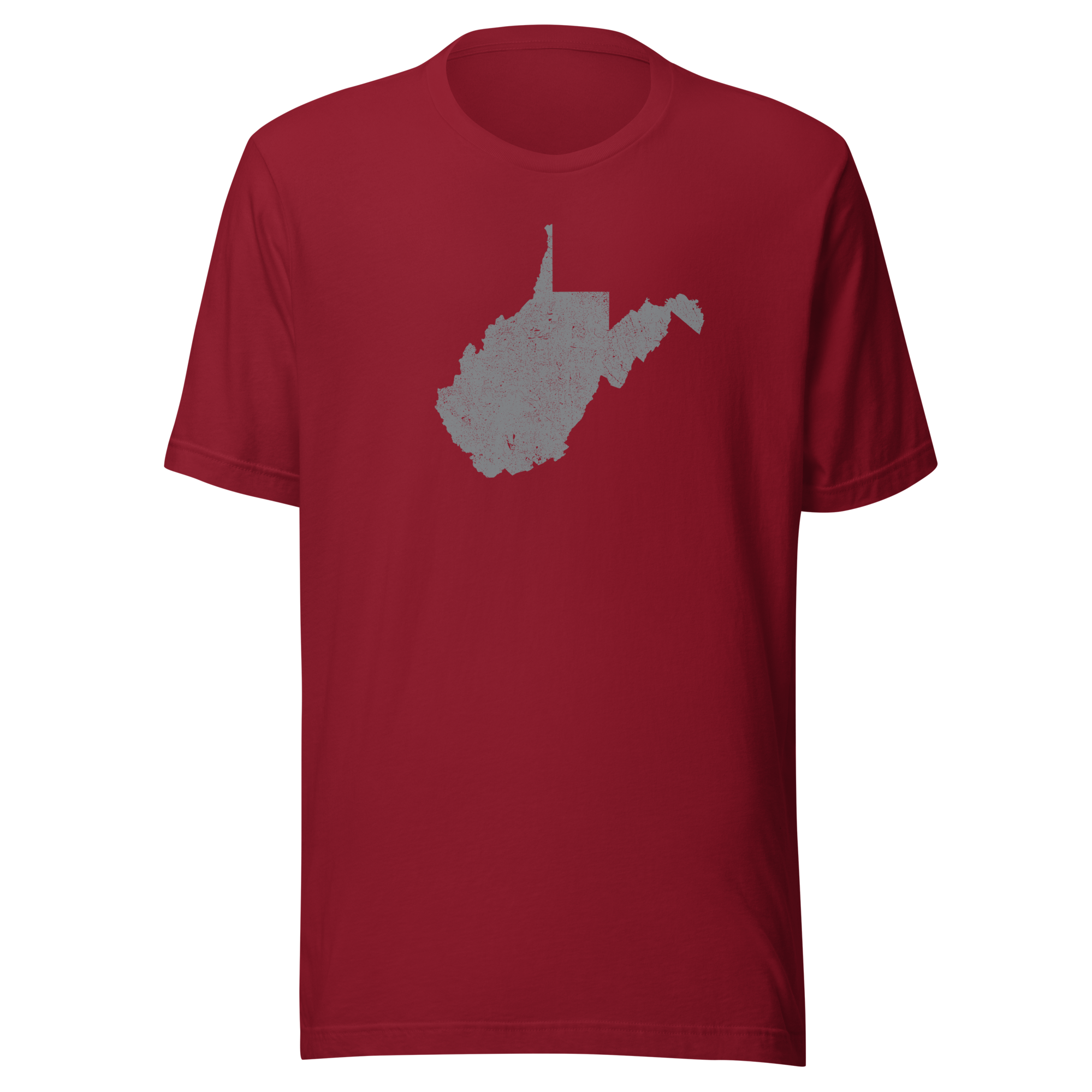 West Virginia State Distressed Design Unisex T-Shirt Bella Canvas Mountain State Tee