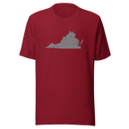 Virginia State Distressed Design Unisex T-Shirt Bella Canvas Old Dominion Tee