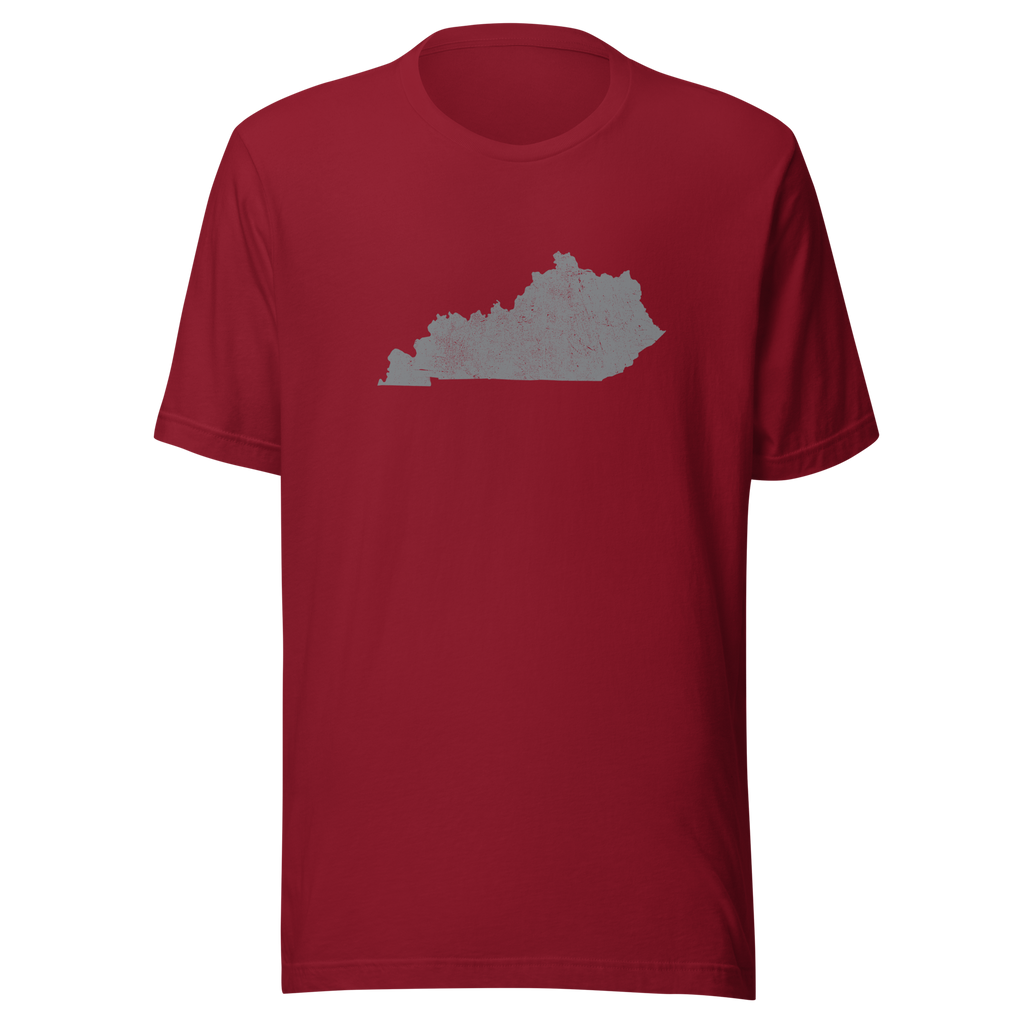 Kentucky State Distressed Design Unisex T-Shirt Bella Canvas Bluegrass State Tee