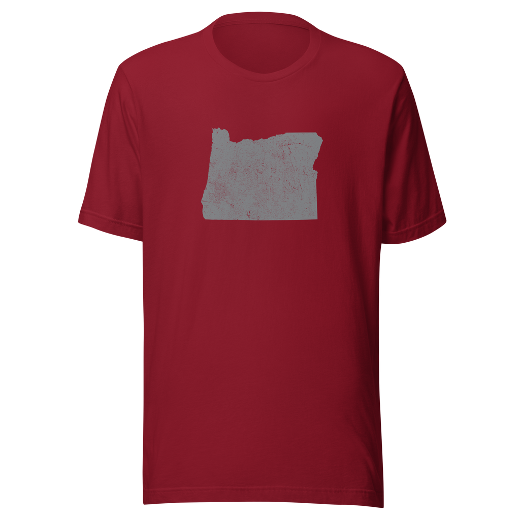 Oregon State Distressed Design Unisex T-Shirt Bella Canvas Beaver State Tee