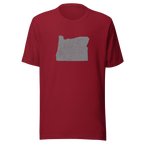 Oregon State Distressed Design Unisex T-Shirt Bella Canvas Beaver State Tee