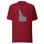 Idaho State Distressed Design Unisex T-Shirt Bella Canvas Gem State Tee
