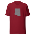 Arizona State Distressed Design Unisex T-Shirt Bella Canvas Grand Canyon State Tee