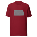 Kansas State Distressed Design Unisex T-Shirt Bella Canvas Sunflower State Tee