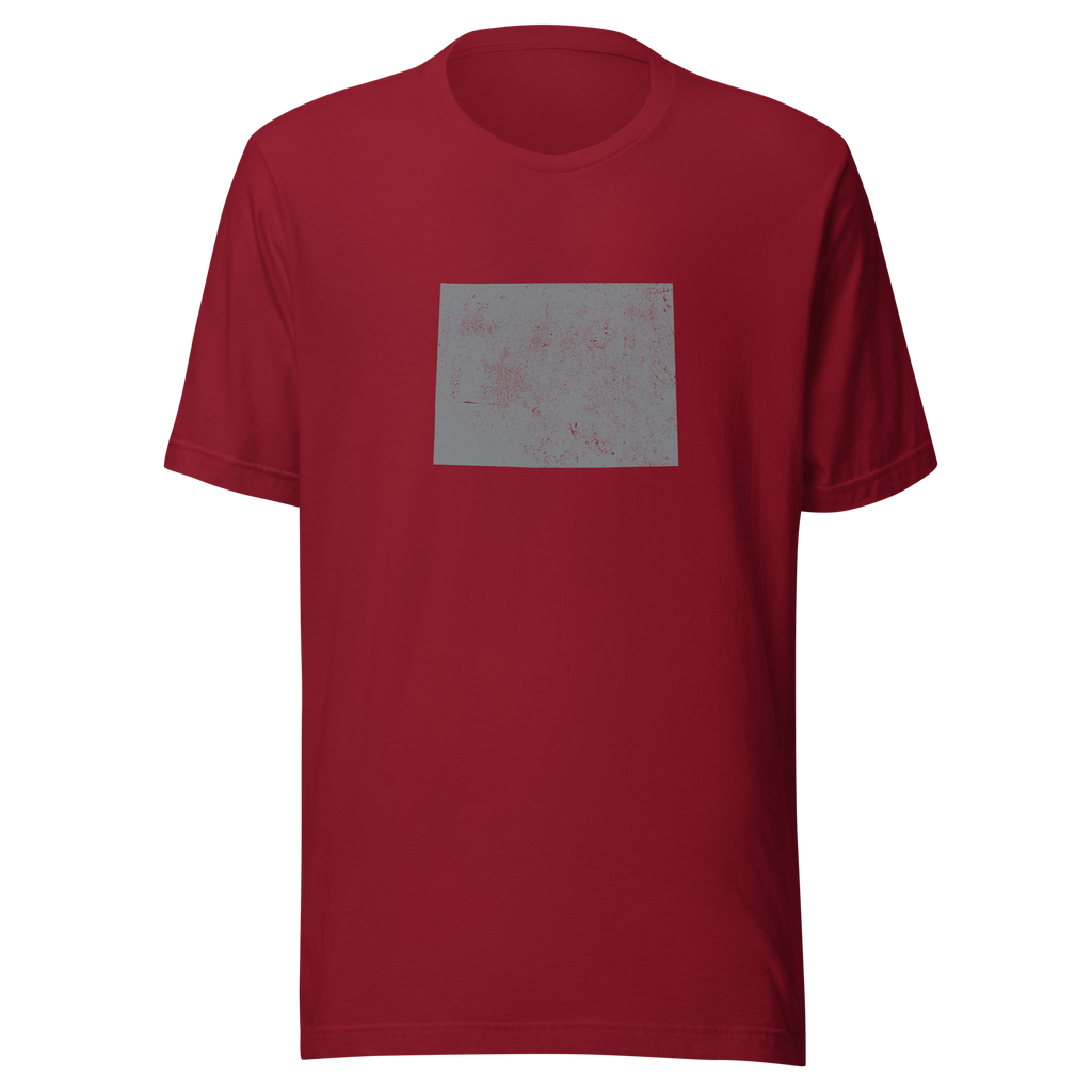 Colorado State Distressed Design Unisex T-Shirt Bella Canvas Centennial State Tee