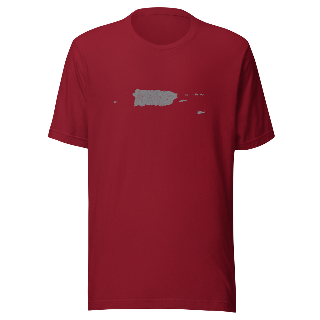 Puerto Rico State Distressed Design Unisex T-Shirt Bella Canvas Island of Enchantment Tee