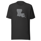 Louisiana State Distressed Design Unisex T-Shirt Bella Canvas Pelican State Tee