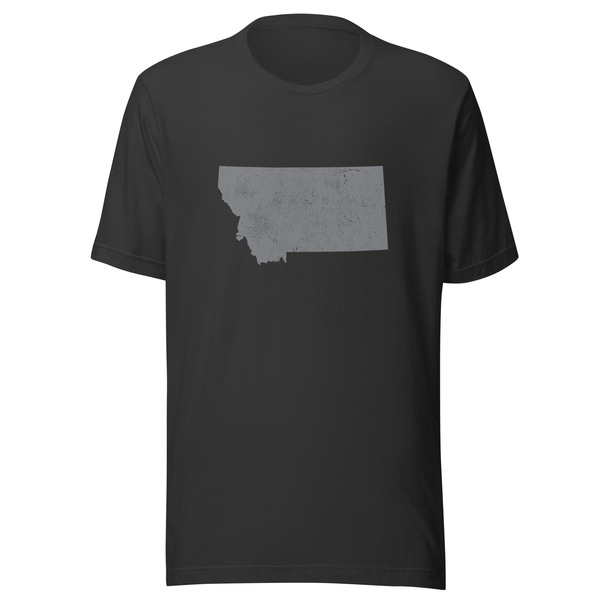 Montana State Distressed Design Unisex T-Shirt Bella Canvas Treasure State Tee