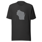 Wisconsin State Distressed Design Unisex T-Shirt Bella Canvas Badger State Tee