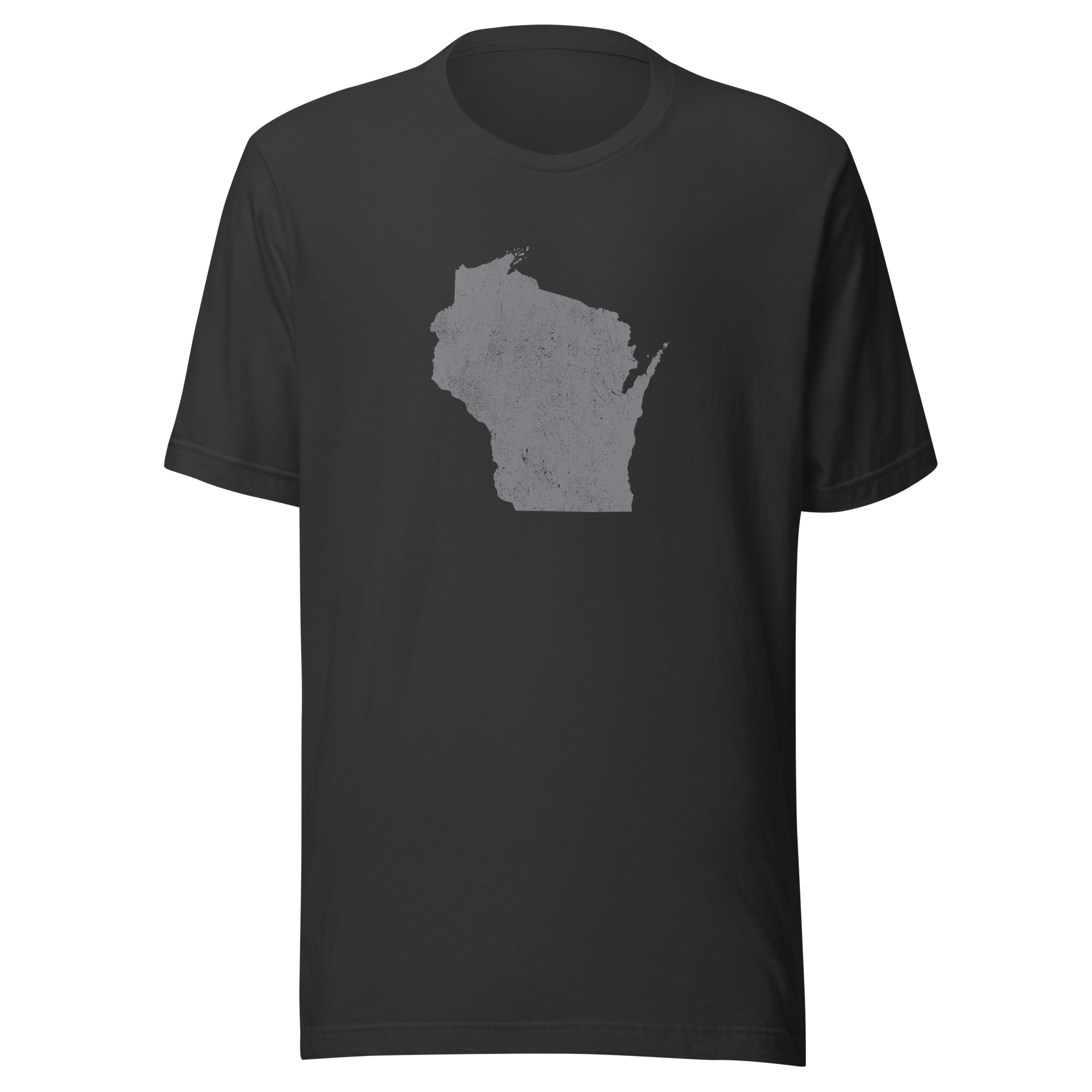 Wisconsin State Distressed Design Unisex T-Shirt Bella Canvas Badger State Tee