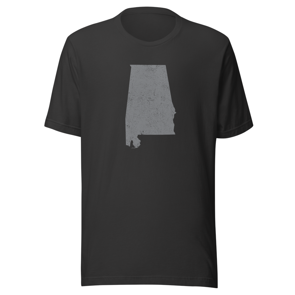 Alabama State Distressed Design Unisex T-Shirt Bella Canvas Heart of Dixie Tee