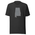 Alabama State Distressed Design Unisex T-Shirt Bella Canvas Heart of Dixie Tee