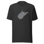 West Virginia State Distressed Design Unisex T-Shirt Bella Canvas Mountain State Tee