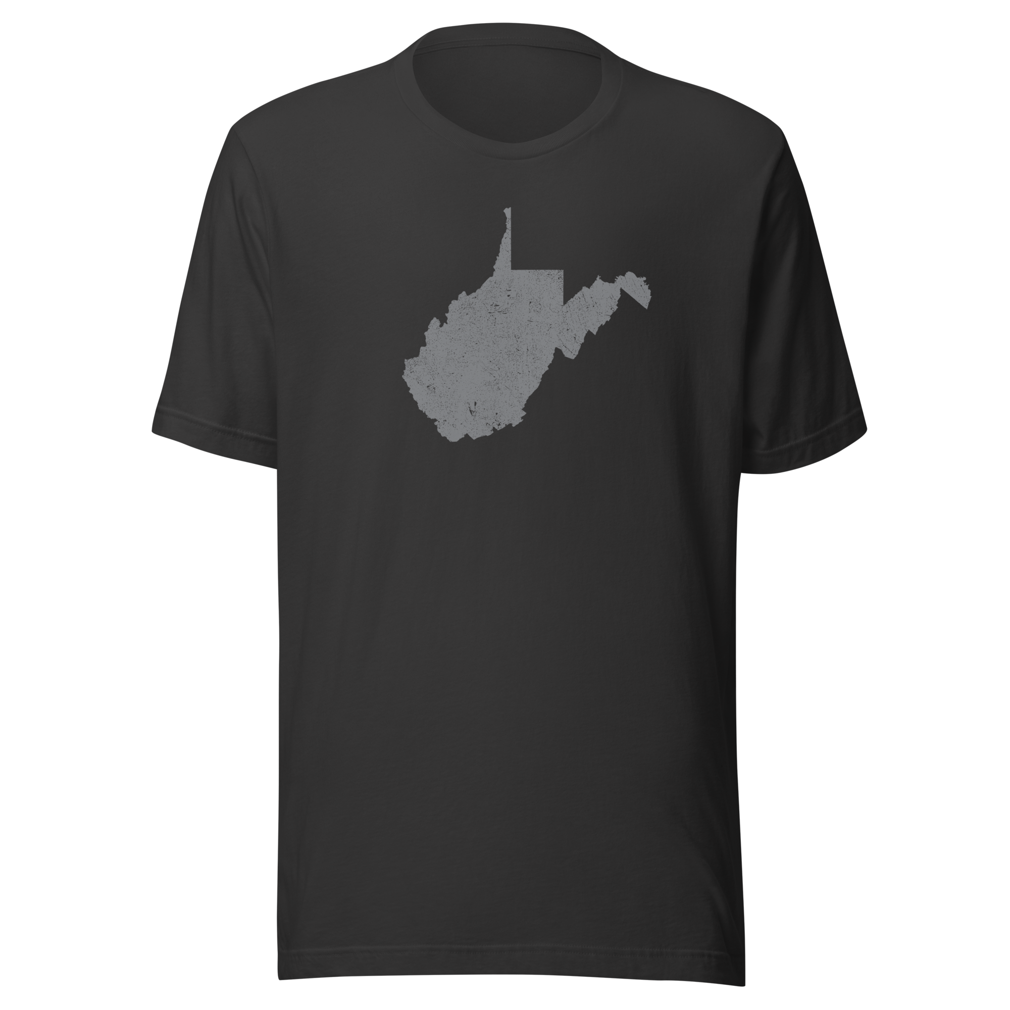 West Virginia State Distressed Design Unisex T-Shirt Bella Canvas Mountain State Tee