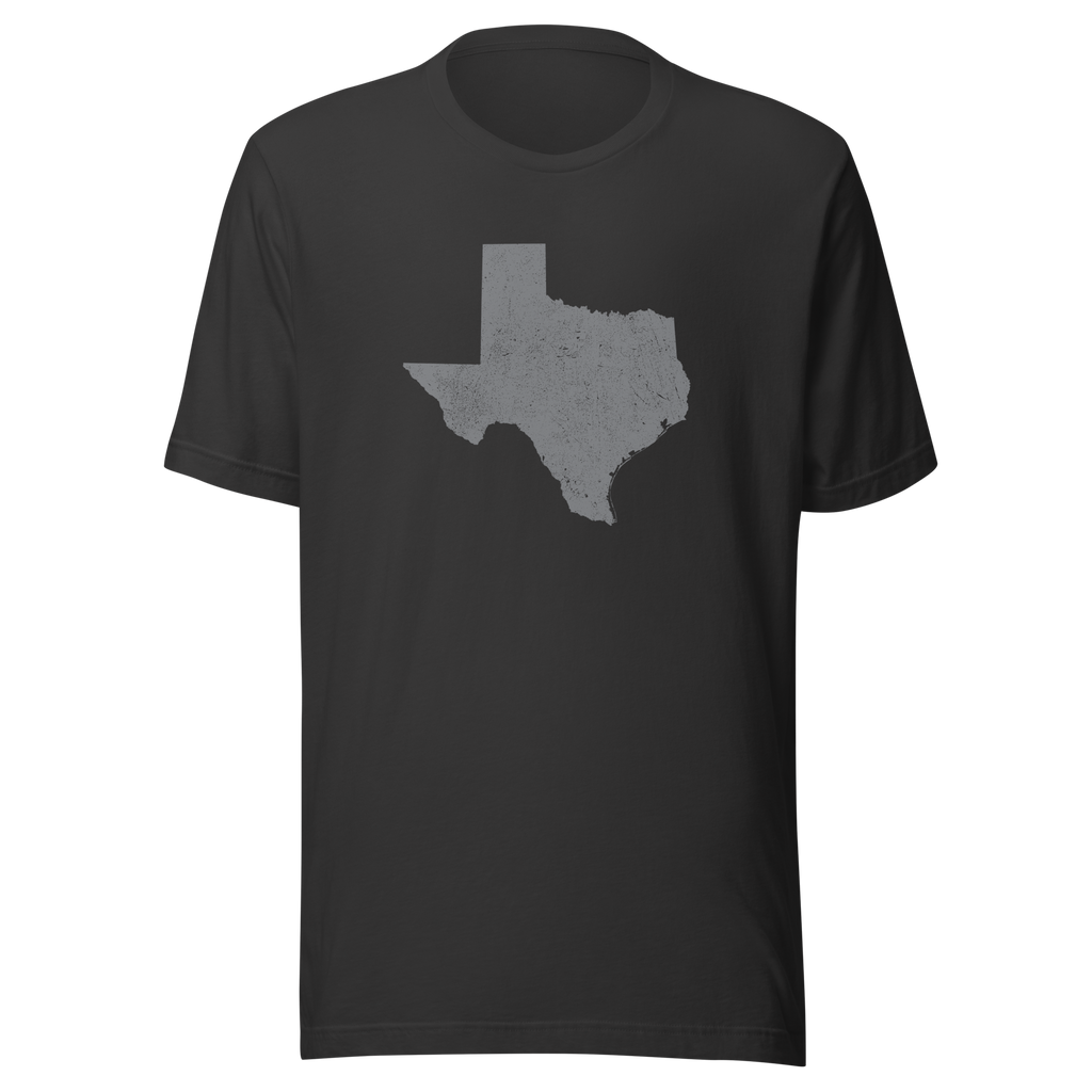 Texas State Distressed Design Unisex T-Shirt Bella Canvas Lone Star State Tee