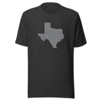 Texas State Distressed Design Unisex T-Shirt Bella Canvas Lone Star State Tee