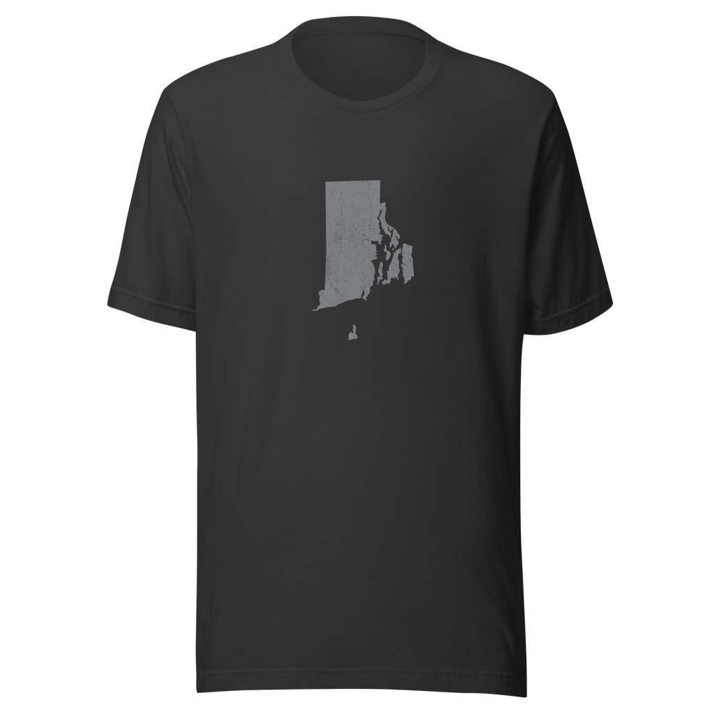 Rhode Island State Distressed Design Unisex T-Shirt Bella Canvas Ocean State Tee
