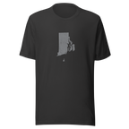 Rhode Island State Distressed Design Unisex T-Shirt Bella Canvas Ocean State Tee