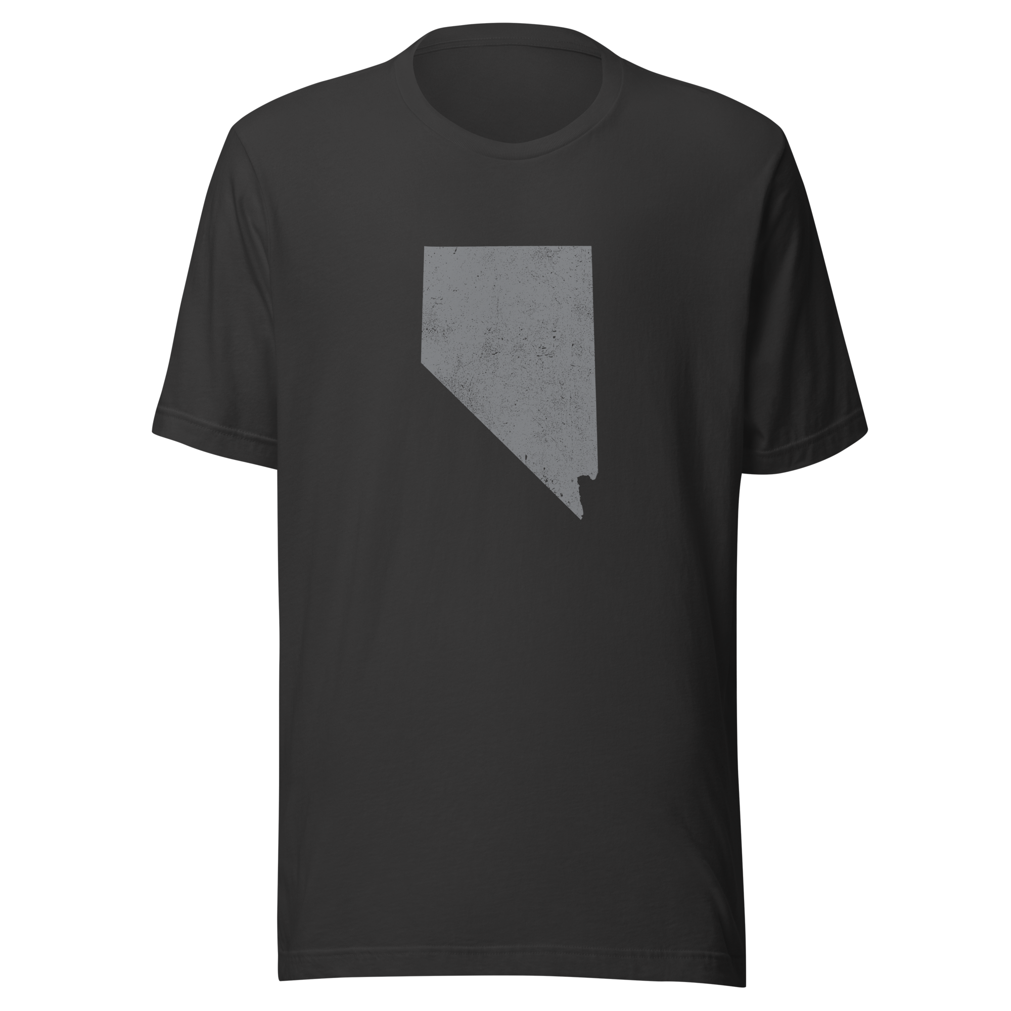 Nevada State Distressed Design Unisex T-Shirt Bella Canvas Silver State Tee