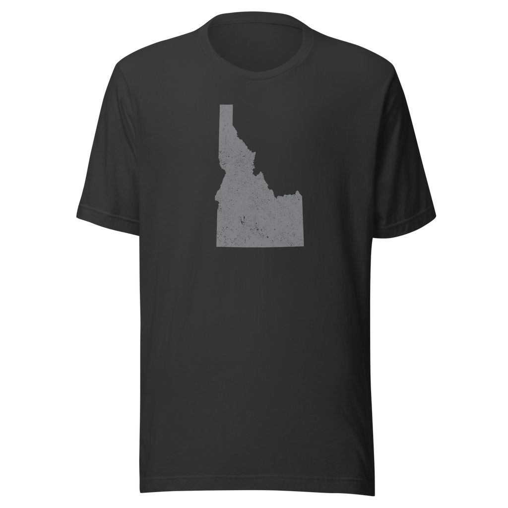 Idaho State Distressed Design Unisex T-Shirt Bella Canvas Gem State Tee